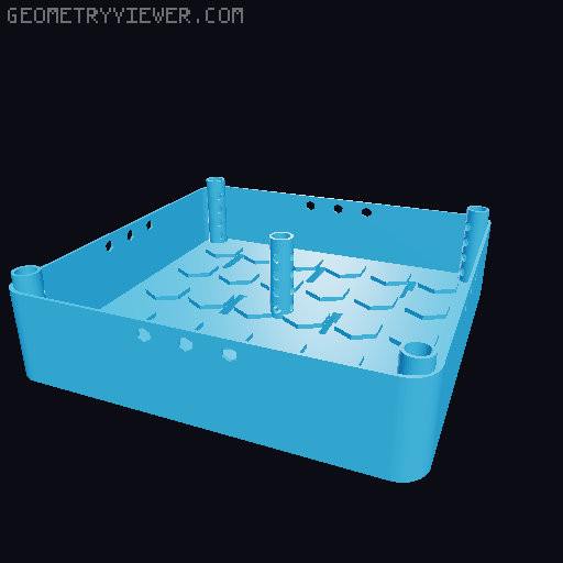 MicroGreenHIVE: A 3D Printable Micro Green Growing Tray System 3D model thumbnail