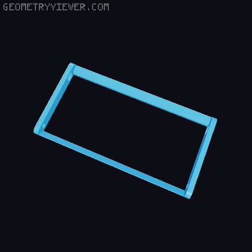 foldable wrist rest 3D model thumbnail
