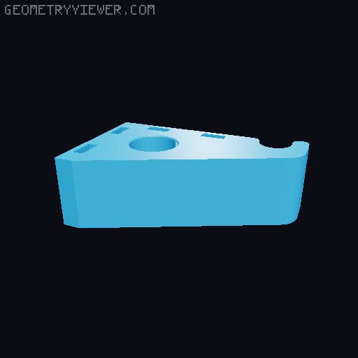 DDD Printable Wall Control System 3D model thumbnail