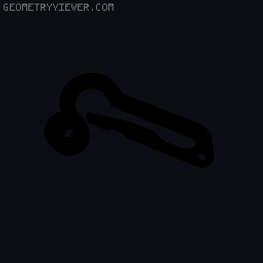 The Original R.E.P Ratchet Wrench - 1/4" Hex Bit Ratchet Wrench Tool and FIDGET TOY!!! 3D model thumbnail