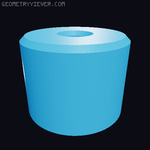 Mini flexible tape measure spooler remix 3D model thumbnail