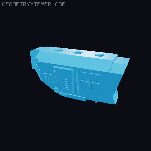Scirocco Class Heavy Cruiser From the Expanse 3D model thumbnail