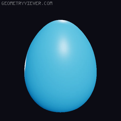 Egg Knobs 3D model thumbnail
