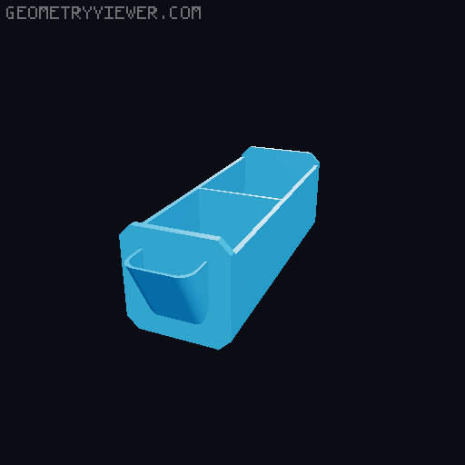 Modular Organizer 3D model thumbnail