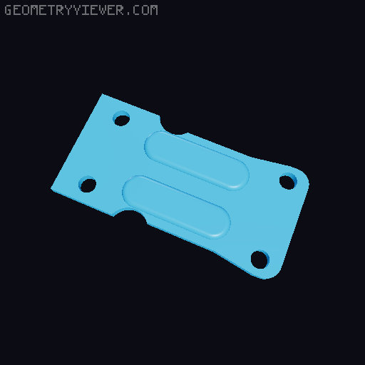 Traxxas 1/16 E-revo/Summit Complete Chassis Conversion V1 3D model thumbnail