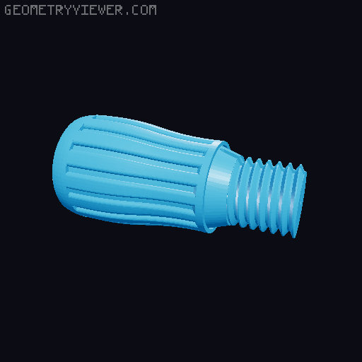 Stubby Allen key handles 3D model thumbnail
