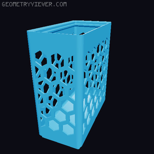 Gridfinity Hex Bins all sizes 3D model thumbnail