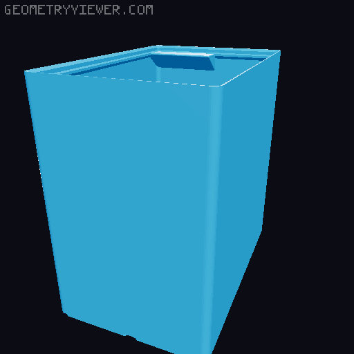 Gridfinity cups height 18 (130mm) collection 3D model thumbnail