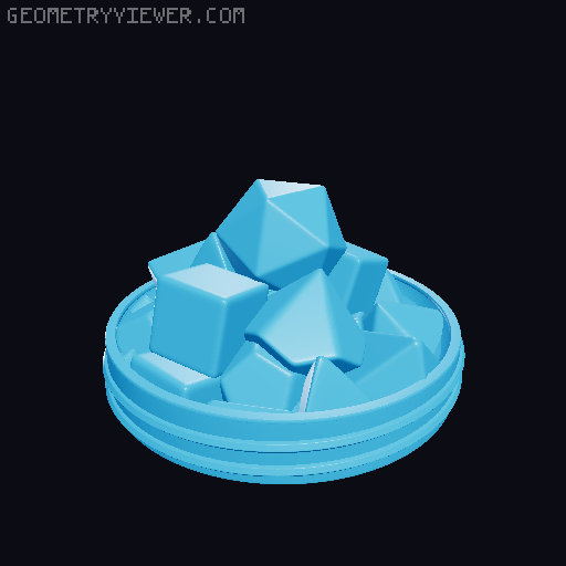 Tavern Mug no. 1 Dice Box - Mythic Mugs 3D model thumbnail