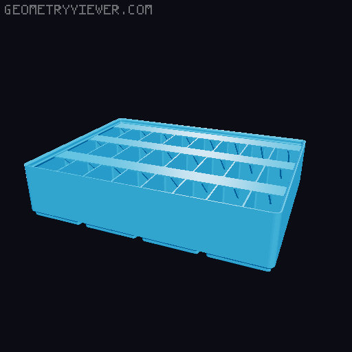 Gridfinity Ultra Light Bins - Divider Label Edition 3D model thumbnail