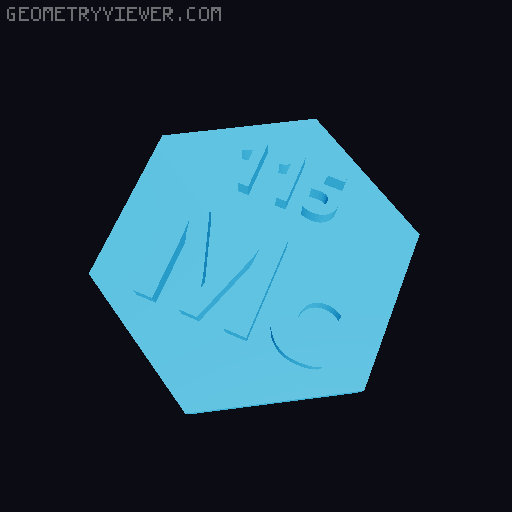 The truly periodic table of elements 3D model thumbnail
