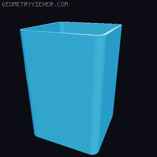 Bin for Ikea skadis - 564 models - hooks need support 3D model thumbnail