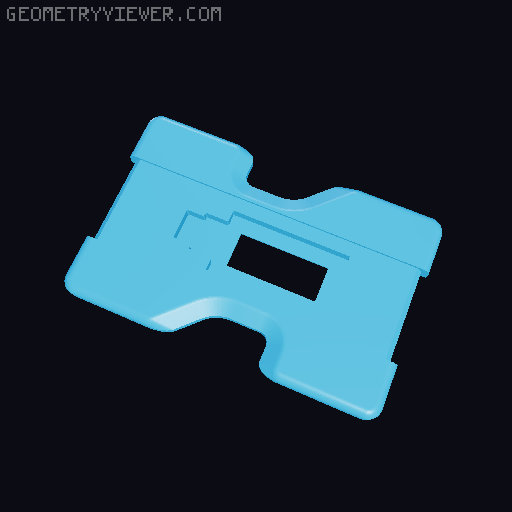 Minimalist Wallet w/ Yubikey 5C Holder 3D model thumbnail