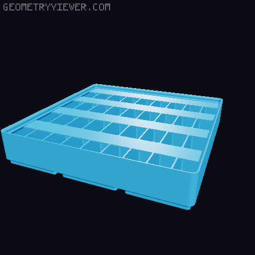 Gridfinity Ultra Light Bins - Divider Label Edition 3D model thumbnail