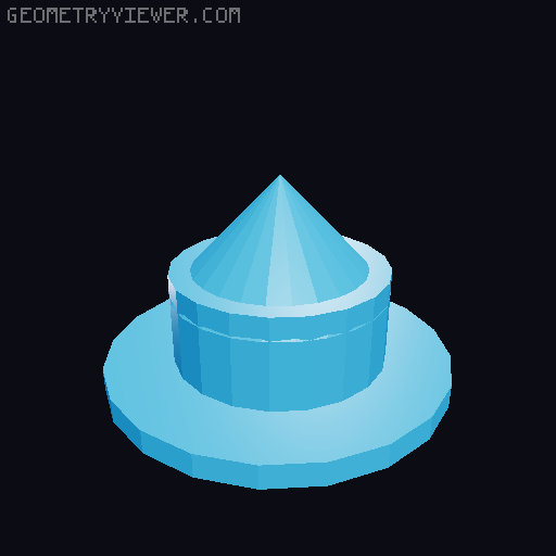 Baking Soda and Vinegar Volcano (Science Experiment) 3D model thumbnail