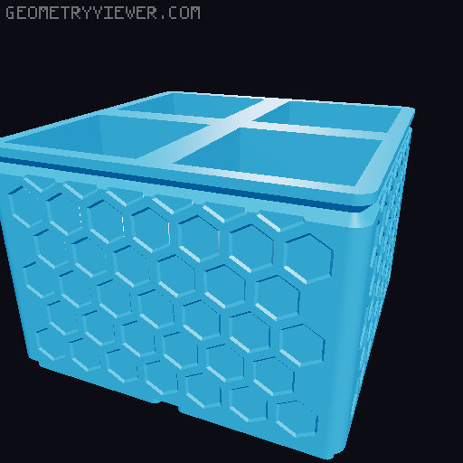 Gridfinity - Single print vase mode bins 3D model thumbnail