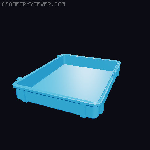 1/2" Router Bit Box 3D model thumbnail