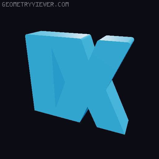 NFL Superbowl 59 3D Logo 3D model thumbnail