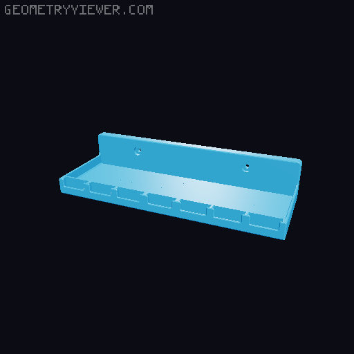 Nintendo Switch Dock Wall Mount 3D model thumbnail