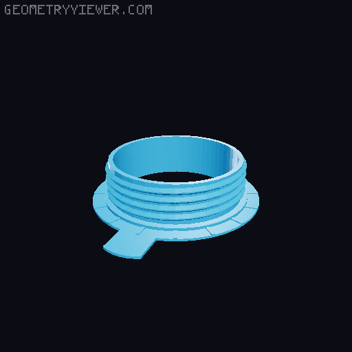 The Real Jessie PLA RepWinder Adaptor 3D model thumbnail