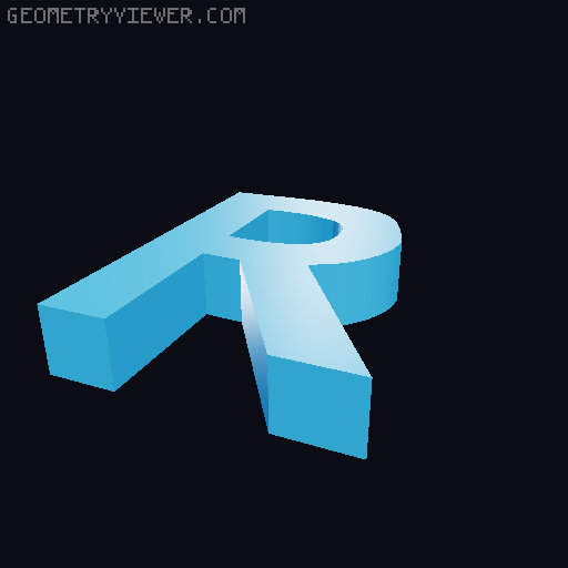 Another dishwasher sign 3D model thumbnail