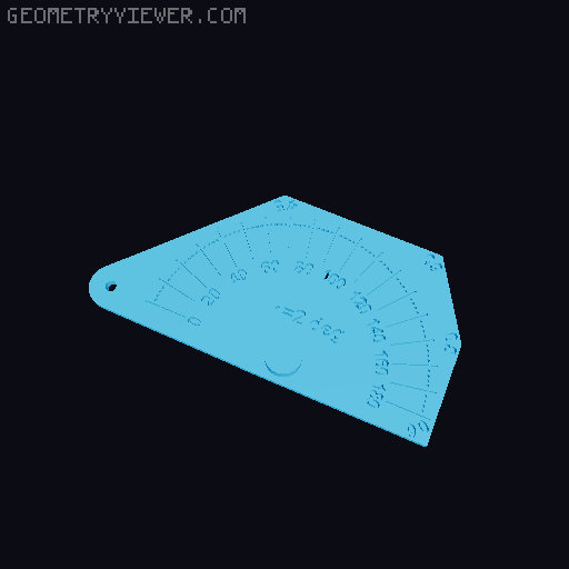 Angle Measuring Tool 3D model thumbnail