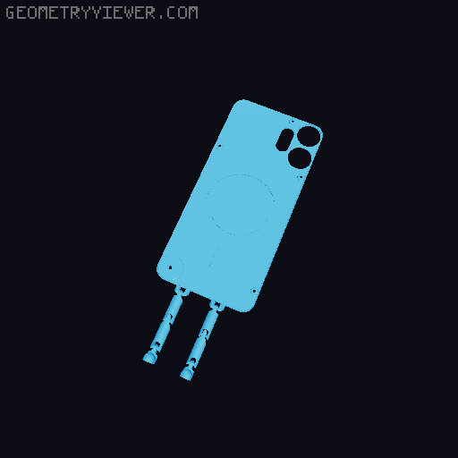 legecy* - a fun backplate for CMF Phone 2 Pro 3D model thumbnail