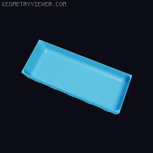 Modular Drawer Organizer Remix 3D model thumbnail