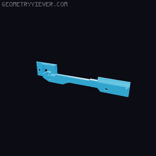 Solenoid Gryphon Neutron files, buffer tube, etc 3D model thumbnail