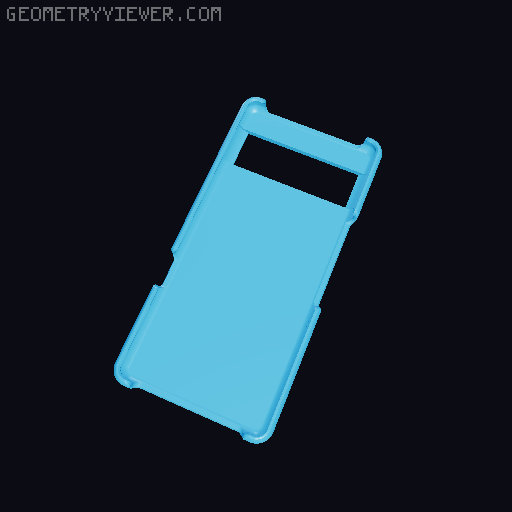 Google Pixel 7 Case 3D model thumbnail