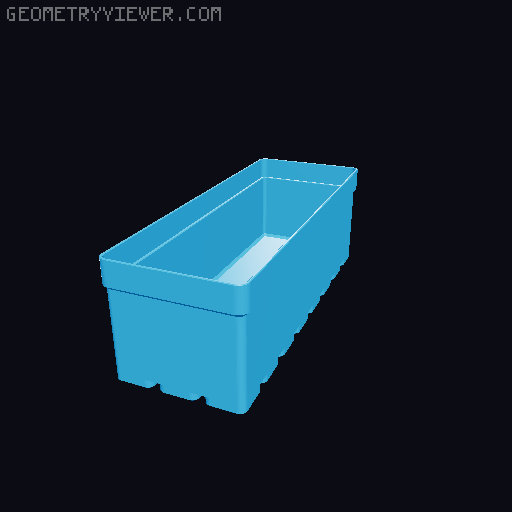 Festool/Tanos Organizer Sys-Org boxes / drawer organizer 3D model thumbnail
