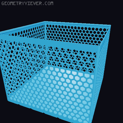 Gridfinity Hex Bins all sizes 3D model thumbnail