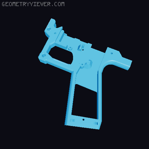 Power Tool Style Batterybox for the Protean Foam Blaster 3D model thumbnail