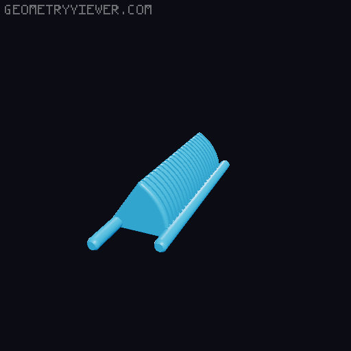 Functional Escalator Model - Redux 3D model thumbnail
