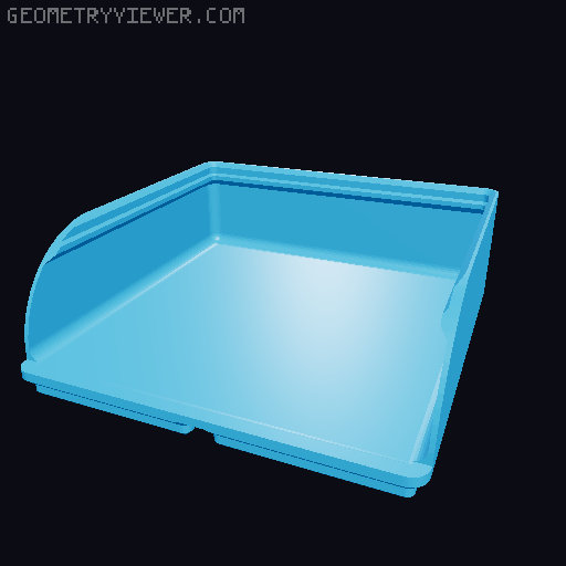 Gridfinity rouded bins collection all sizes 3D model thumbnail