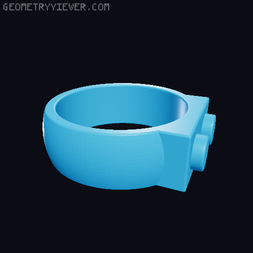 The Brick Ring of Creativity 3D model thumbnail