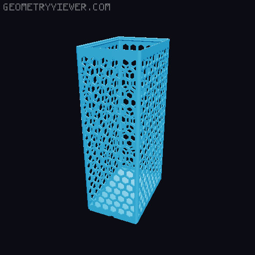 Gridfinity Hex Bins all sizes 3D model thumbnail