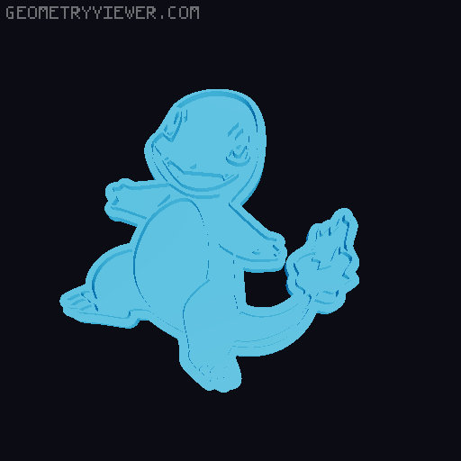 Pokemon Cookie cutter Set - PART 001 3D model thumbnail