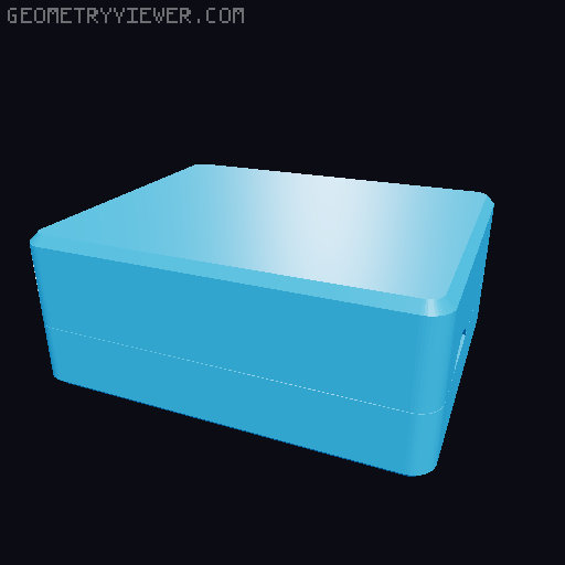 FLIR One Storage Case 3D model thumbnail