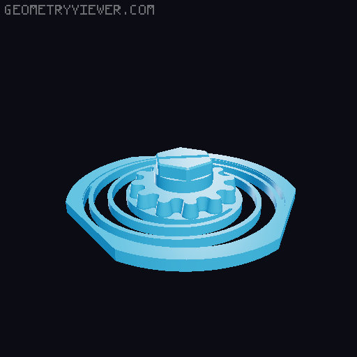 Merged Springs for Twist Lock Boxes 3D model thumbnail