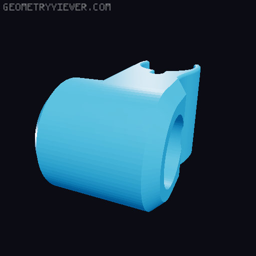 Shower Holder 3D model thumbnail