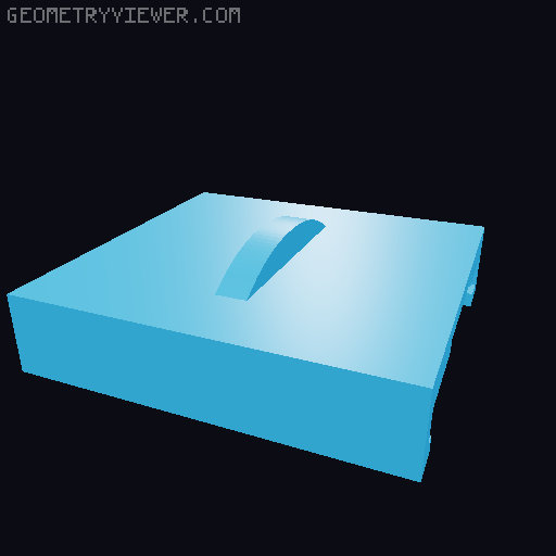 cartel lavavajillas 3D model thumbnail