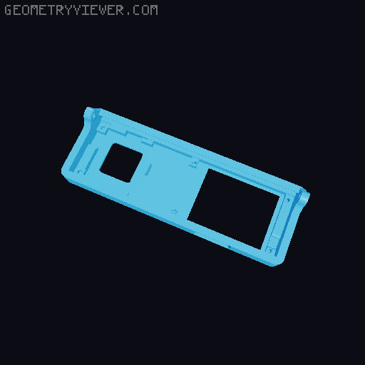 Xtouch p1p  enclosure 3D model thumbnail