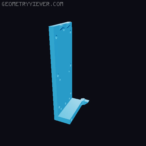 Drilling machine 3D model thumbnail