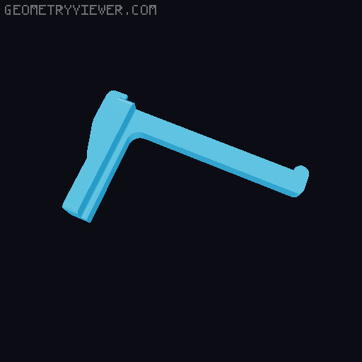 DDD Printable Wall Control System 3D model thumbnail