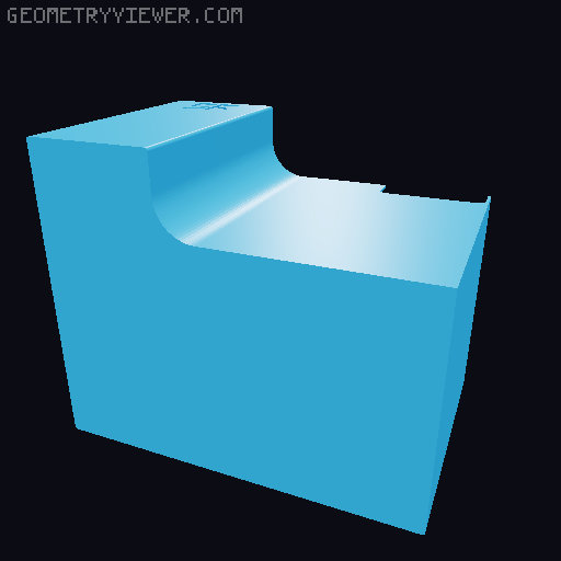 BambuLab Purge Bucket (original) 3D model thumbnail