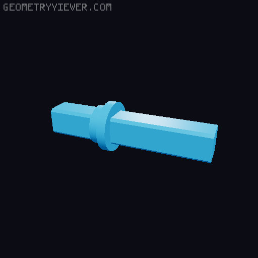 Butterfly Damper / VCD / Shiber 3D model thumbnail