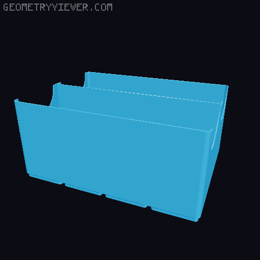 Gridfinity Teabag storage (3x3 and 3x4) 3D model thumbnail