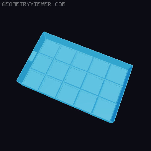 Small Parts Assortment System 3D model thumbnail