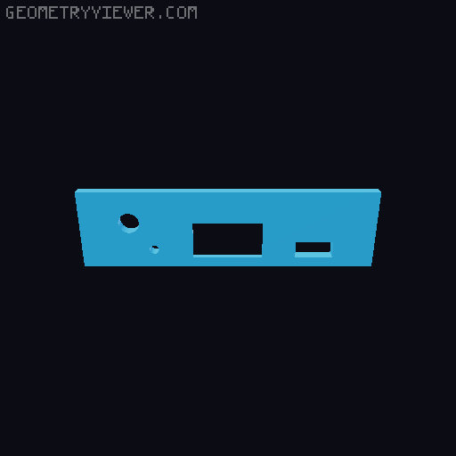 Tandy 1110HD 1100FD Gotek floppy adapter 3D model thumbnail